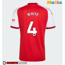 Moške Nogometnih dresov Arsenal Ben White #4 Domači 2026-27 Kratki rokavi